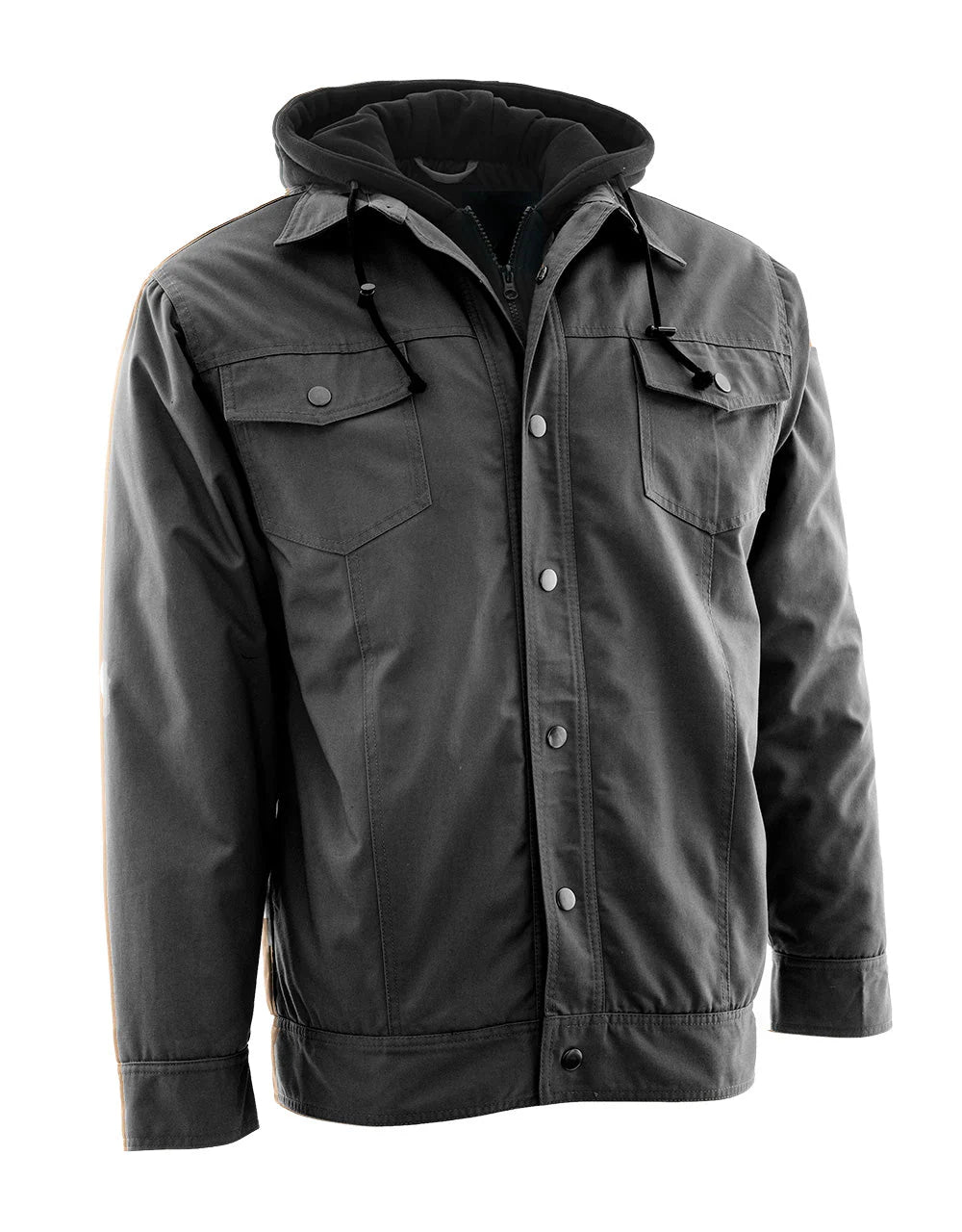 Veste en toile Jac-Shirt Doublée flanelle avec capuche de marque Forcefield