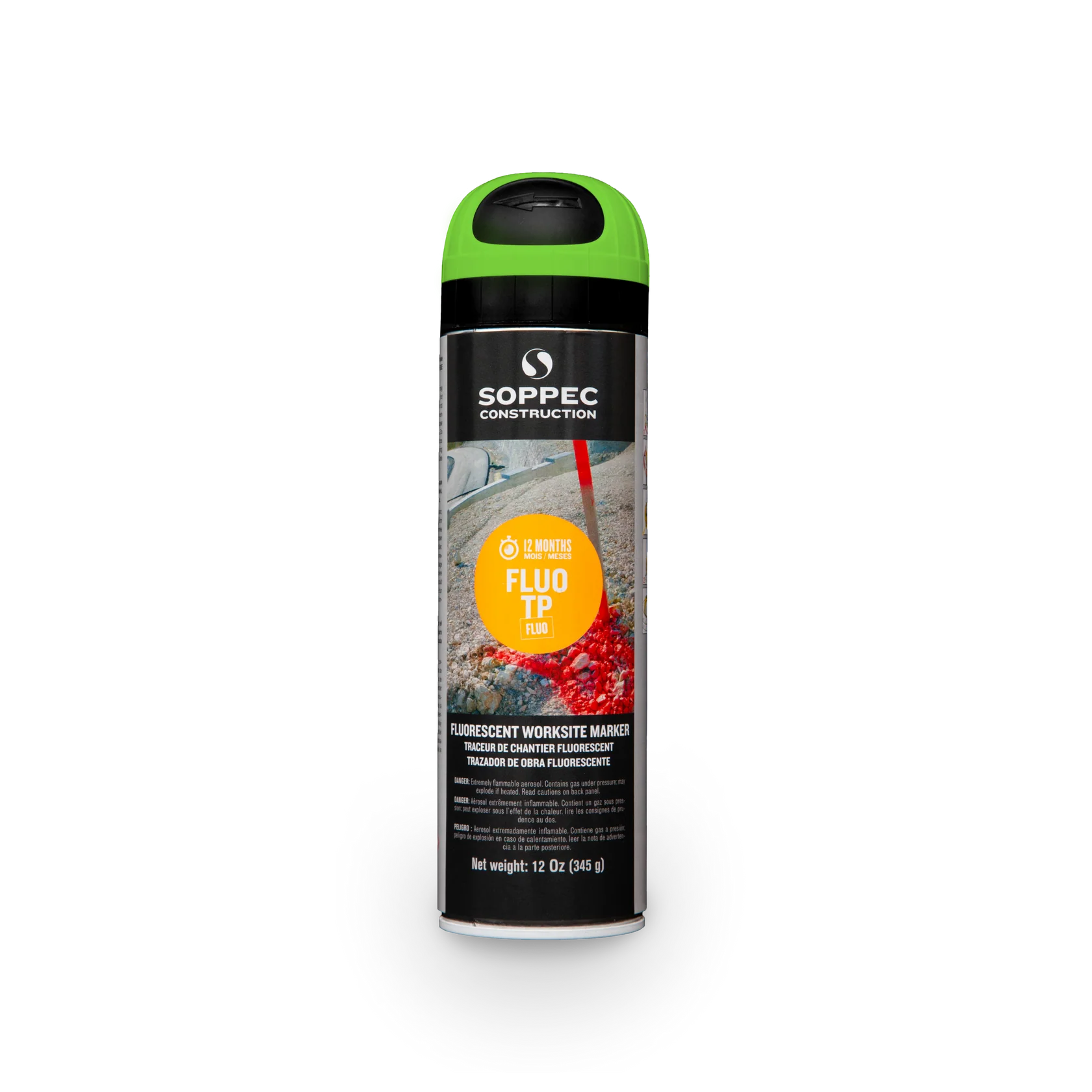 SOPPEC Construction Fluorescent Worksite Marker