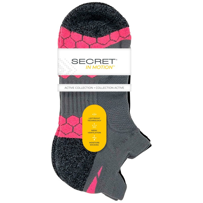 Secret® Women's Double Tab Socks 3Pair/ Pack