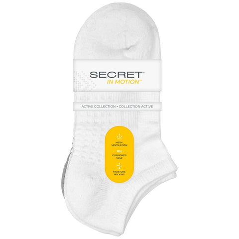 Secret® Women's No Show Socks 3Pair/ Pack