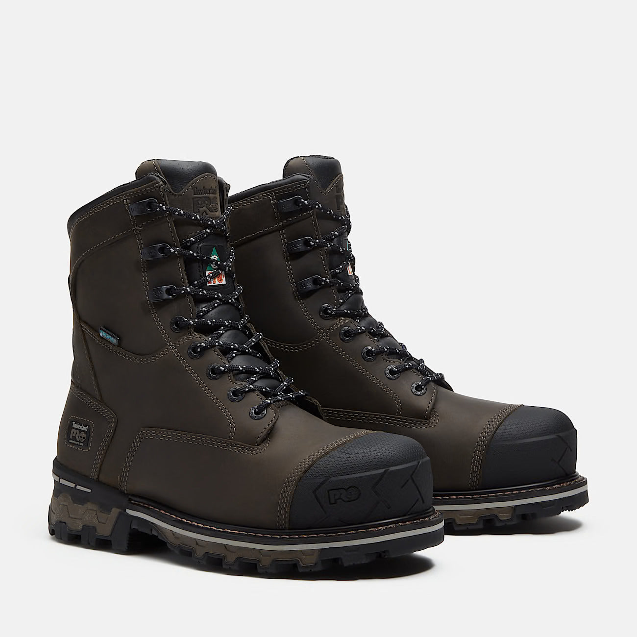 Timberland PRO® Men's Dark Grey Boondock CT WP 8" CSA Work Boots