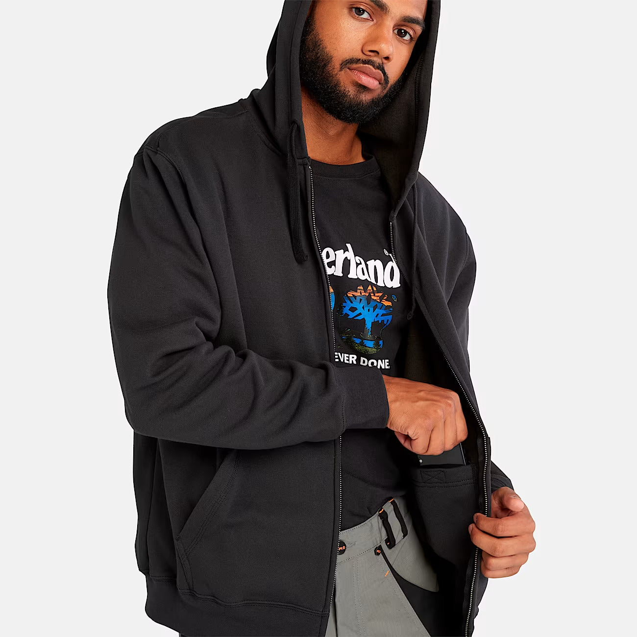 Timberland PRO® Sweat à capuche zippé intégral Hood Honcho Sport pour homme TB1A235X