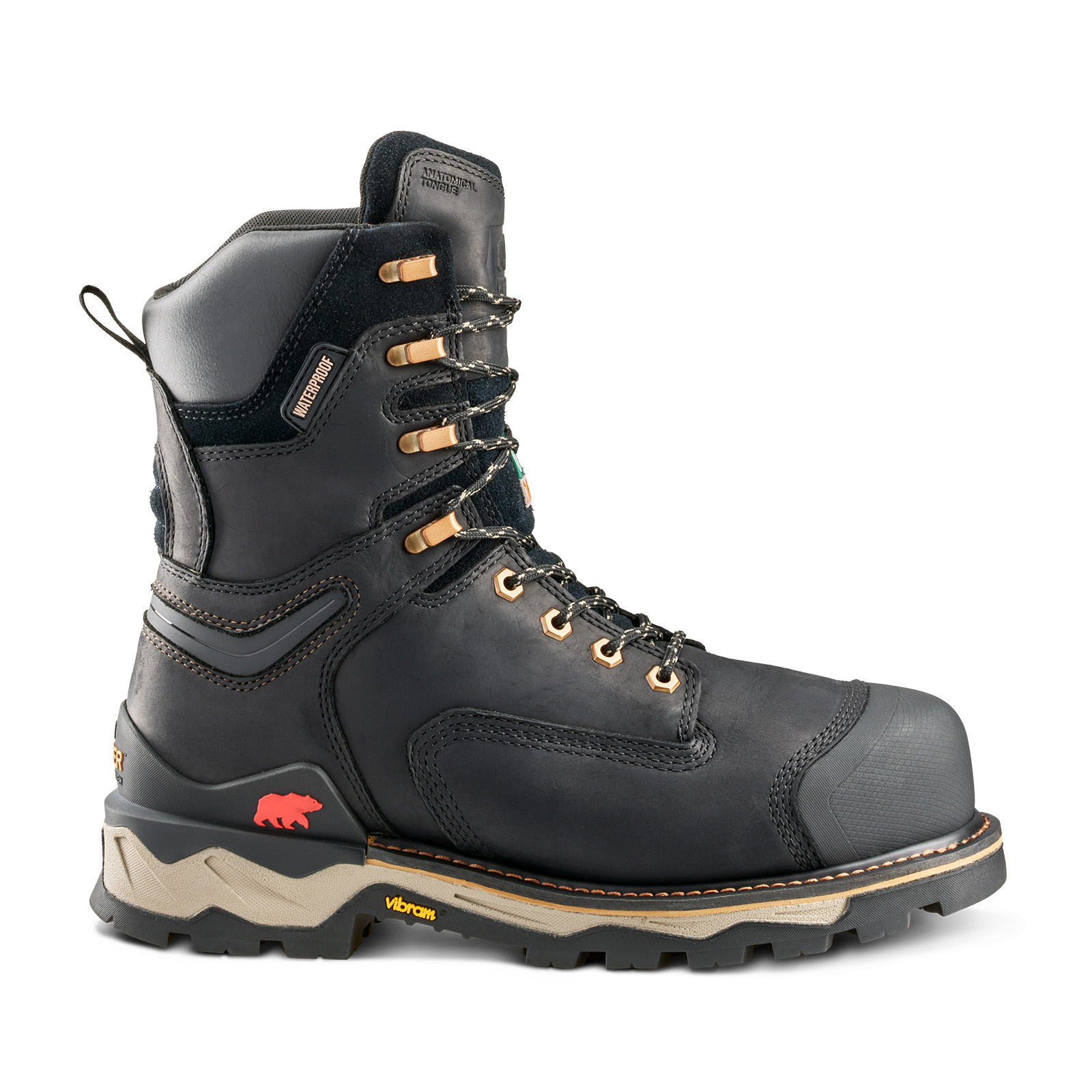 Kodiak Men's Neragon 8" Waterproof Composite Toe Safety Work Boot