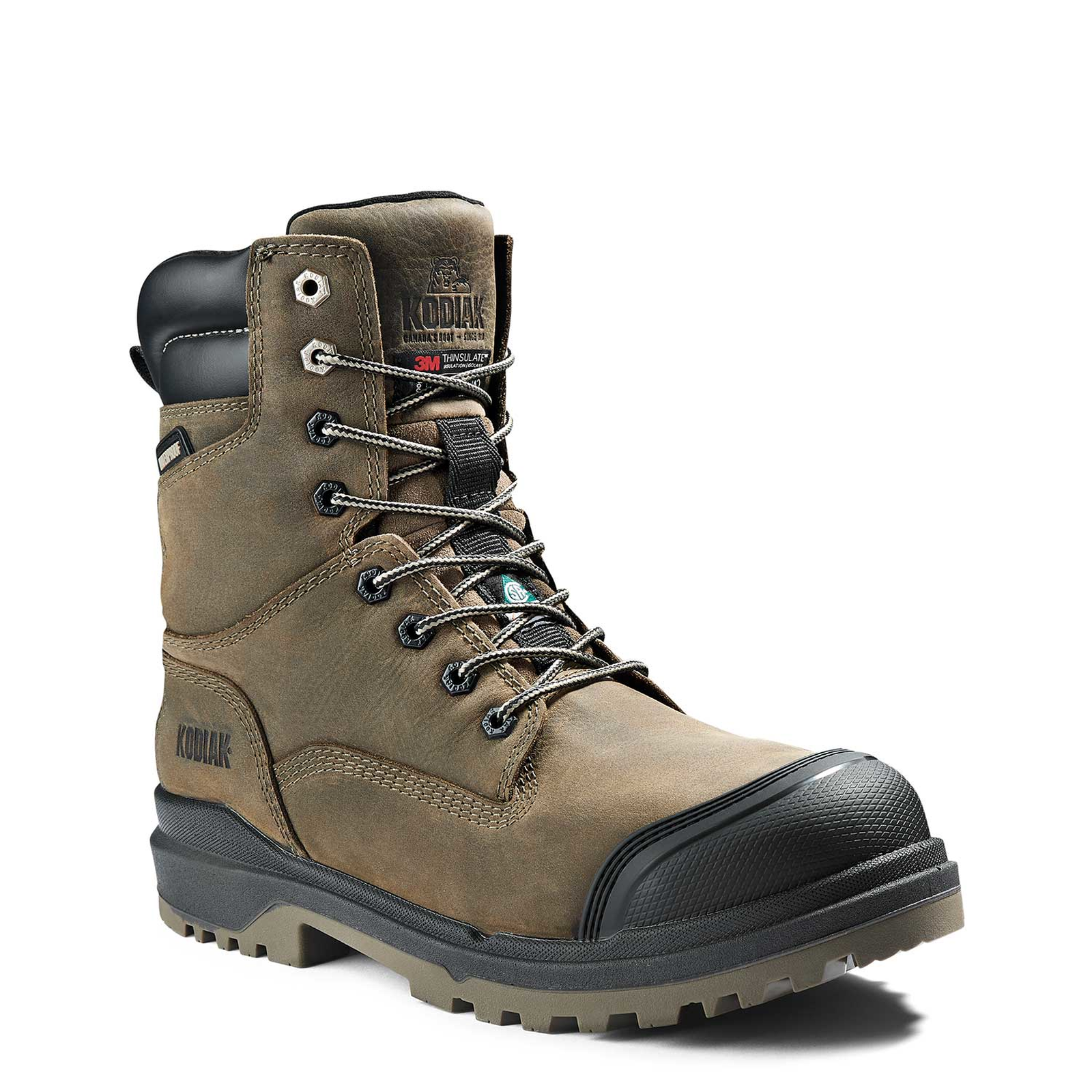 Kodiak Men's KARLUK Waterproof Composite Toe 8" CSA Work Boot