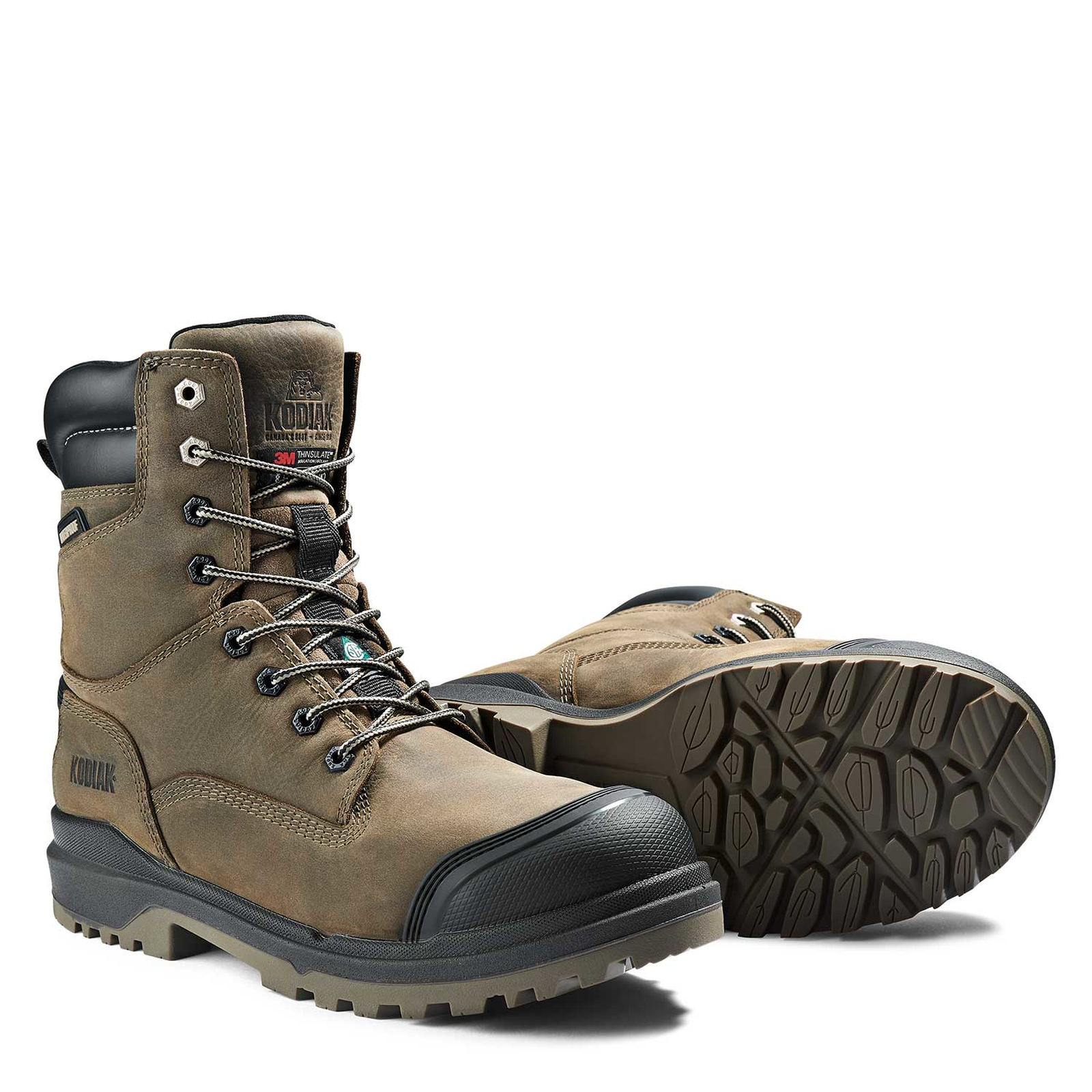 Kodiak Men's KARLUK Waterproof Composite Toe 8" CSA Work Boot