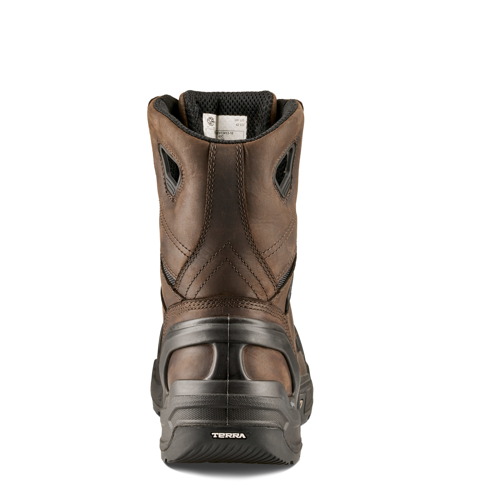 Botte de travail Terra Men's Exile 25 - 8 po, imperméable, avec embout de protection en composite, conforme aux normes CSA