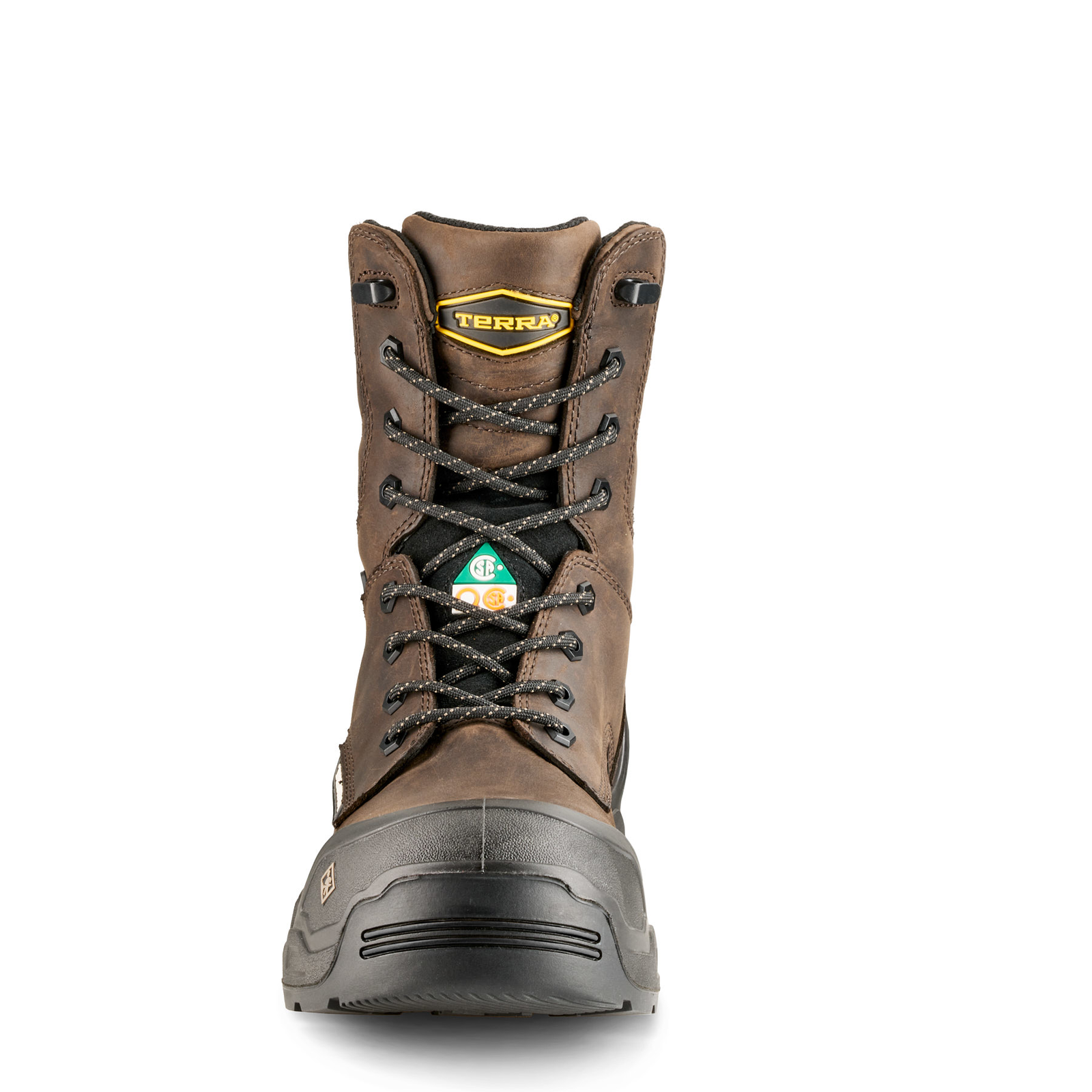 Botte de travail Terra Men's Exile 25 - 8 po, imperméable, avec embout de protection en composite, conforme aux normes CSA