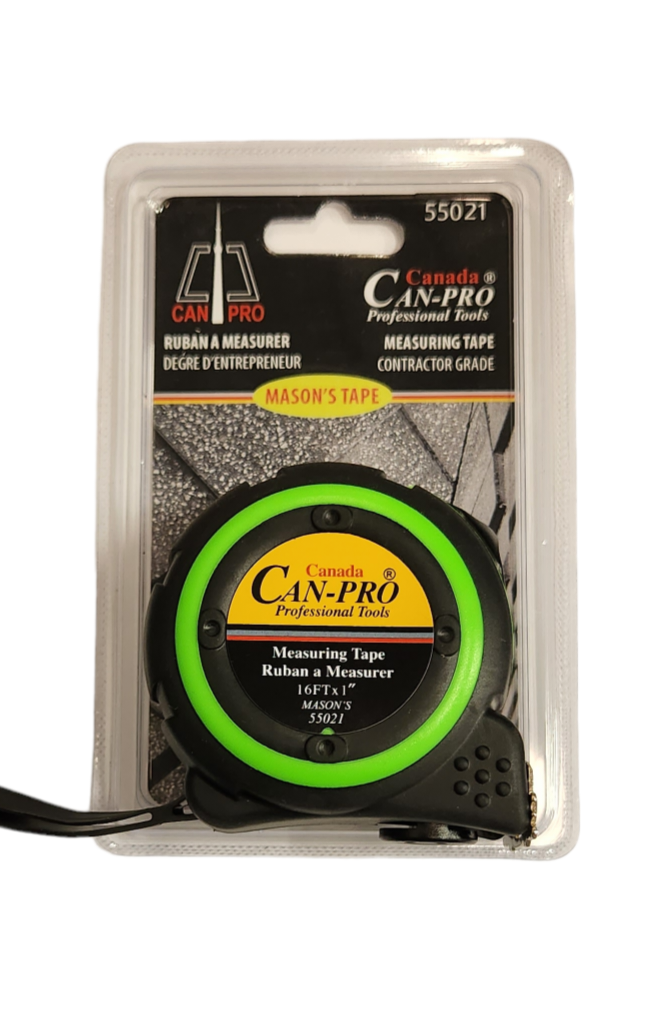 CAN-PRO Contractor Grade Mason's Measuring Tape 55021