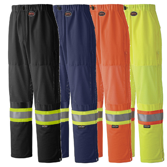 Pioneer Hi-Vis Traffic Mesh Pants - V10703xx – WORK N WEAR