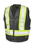 Tough Duck Poly Twill Deluxe Safety Vest SV12