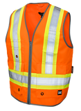 Tough Duck Poly Twill Deluxe Safety Vest SV12