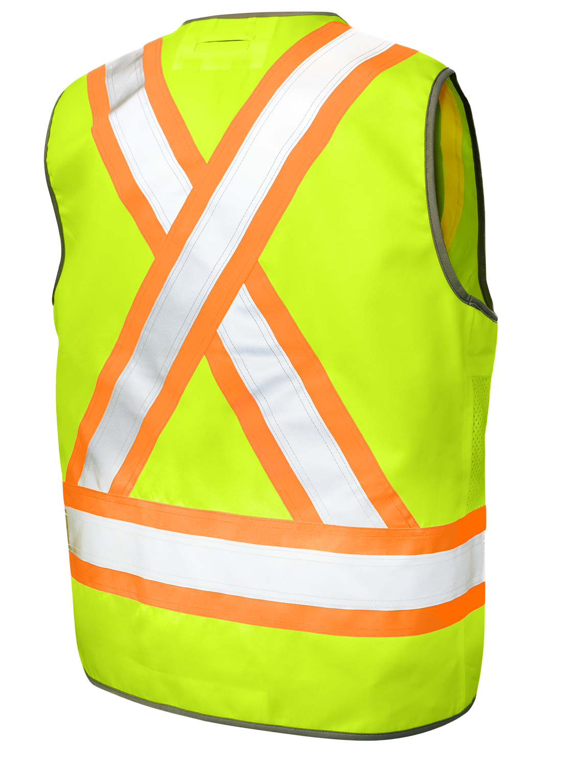 Tough Duck Gilet haute visibilité de luxe en sergé de polyester SV12