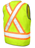 Tough Duck Poly Twill Deluxe Safety Vest SV12