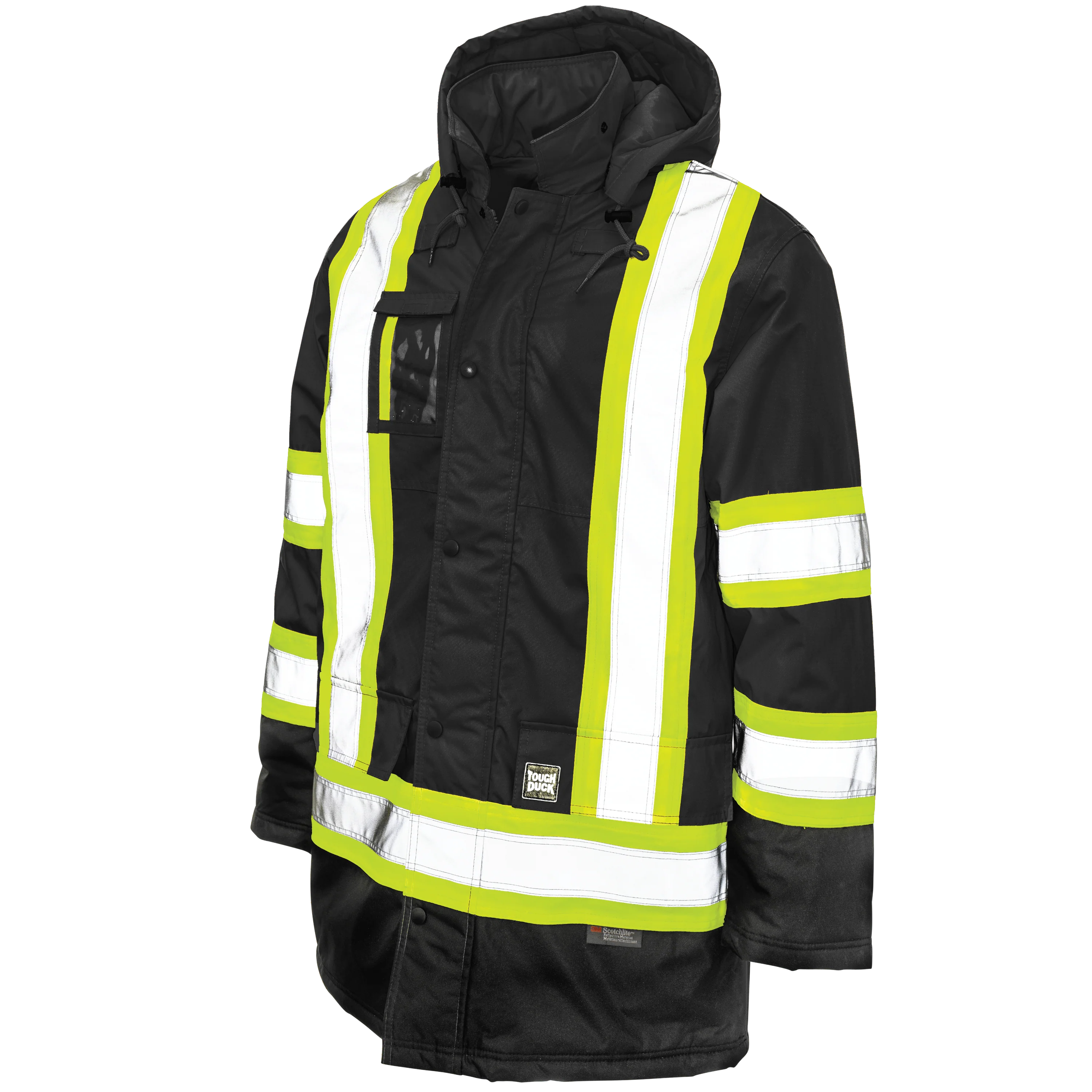 Tough Duck S176 - Poly Oxford Lined Hi-Vis Parka
