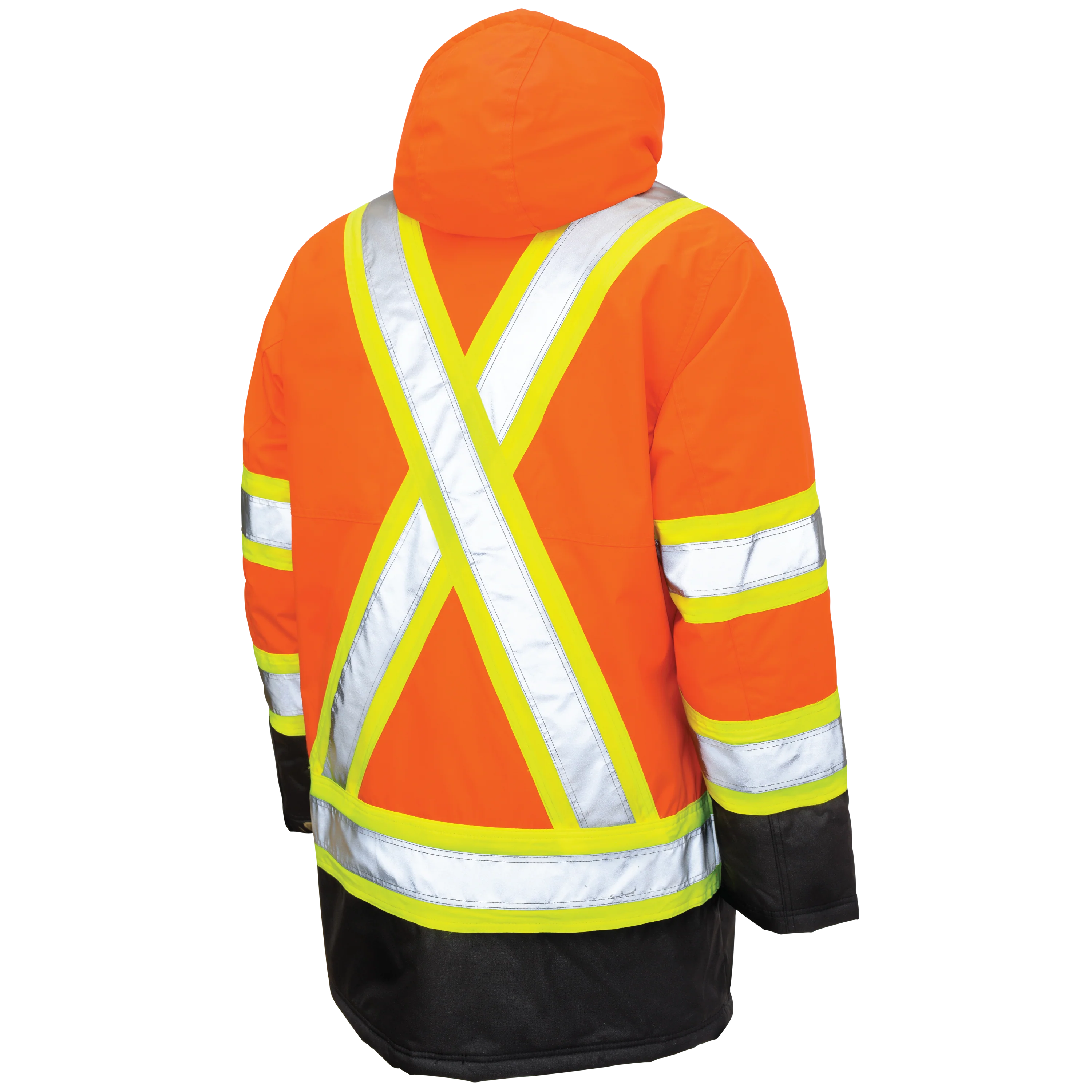 Tough Duck S176 - Poly Oxford Lined Hi-Vis Parka
