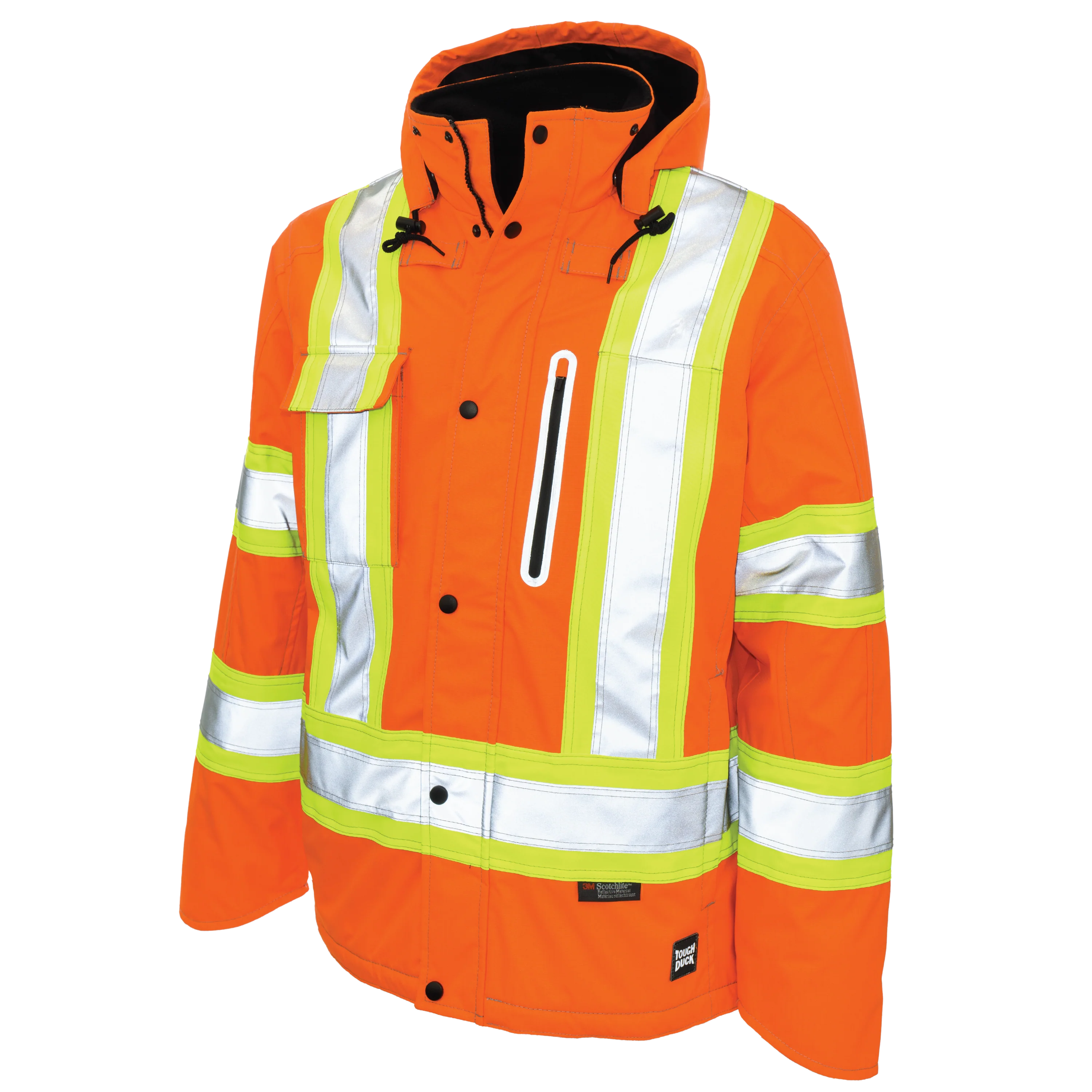 Tough Duck S245 - Ripstop Fleece Lined Hi-Vis Jacket