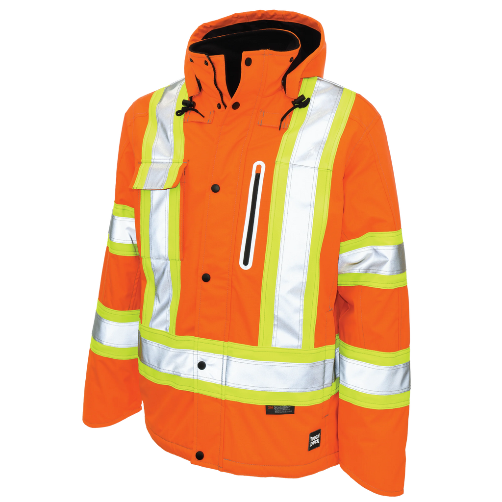Tough Duck S245 - Ripstop Fleece Lined Hi-Vis Jacket