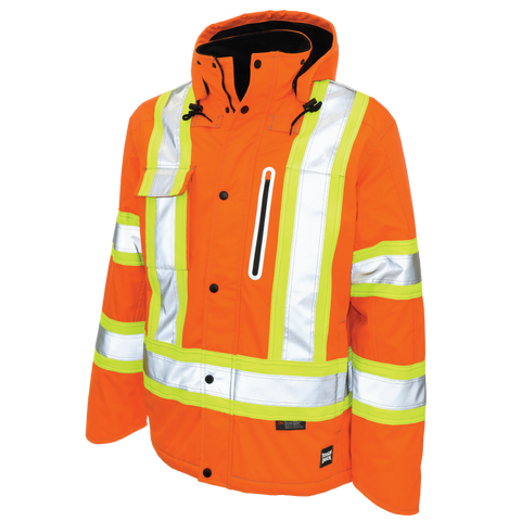 Tough Duck S245 Ripstop Fleece Lined Hi-Vis Jacket