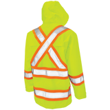 Tough Duck Ripstop Hi-Vis Rain Jacket - S372