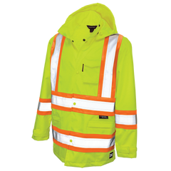 Tough Duck Ripstop Hi-Vis Rain Jacket - S372