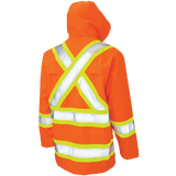 Tough Duck Ripstop Hi-Vis Rain Jacket - S372