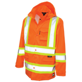 Tough Duck Ripstop Hi-Vis Rain Jacket - S372