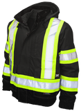 Tough Duck Poly Oxford 3-In-1 Safety Bomber with Fleece Liner - S413