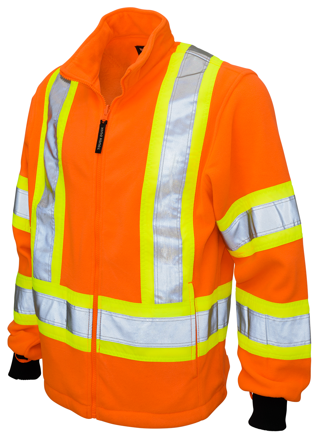 Tough Duck Poly Oxford 3-In-1 Safety Bomber with Fleece Liner - S413