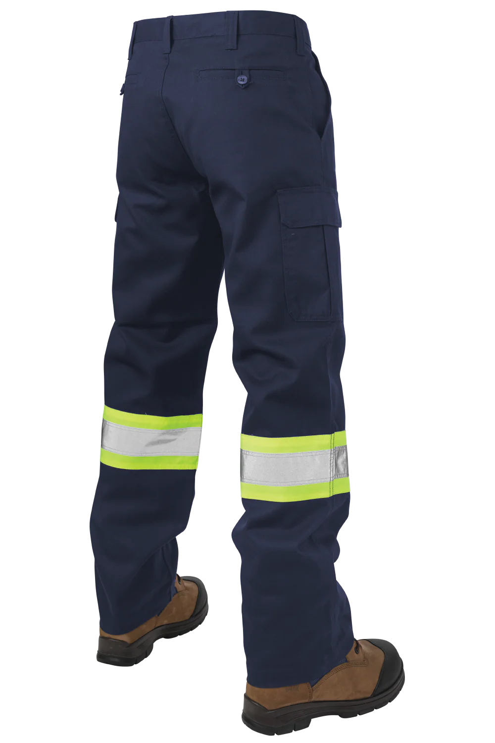 Tough Duck S607 - Relaxed Fit Twill Hi-Vis Cargo Utility Pant