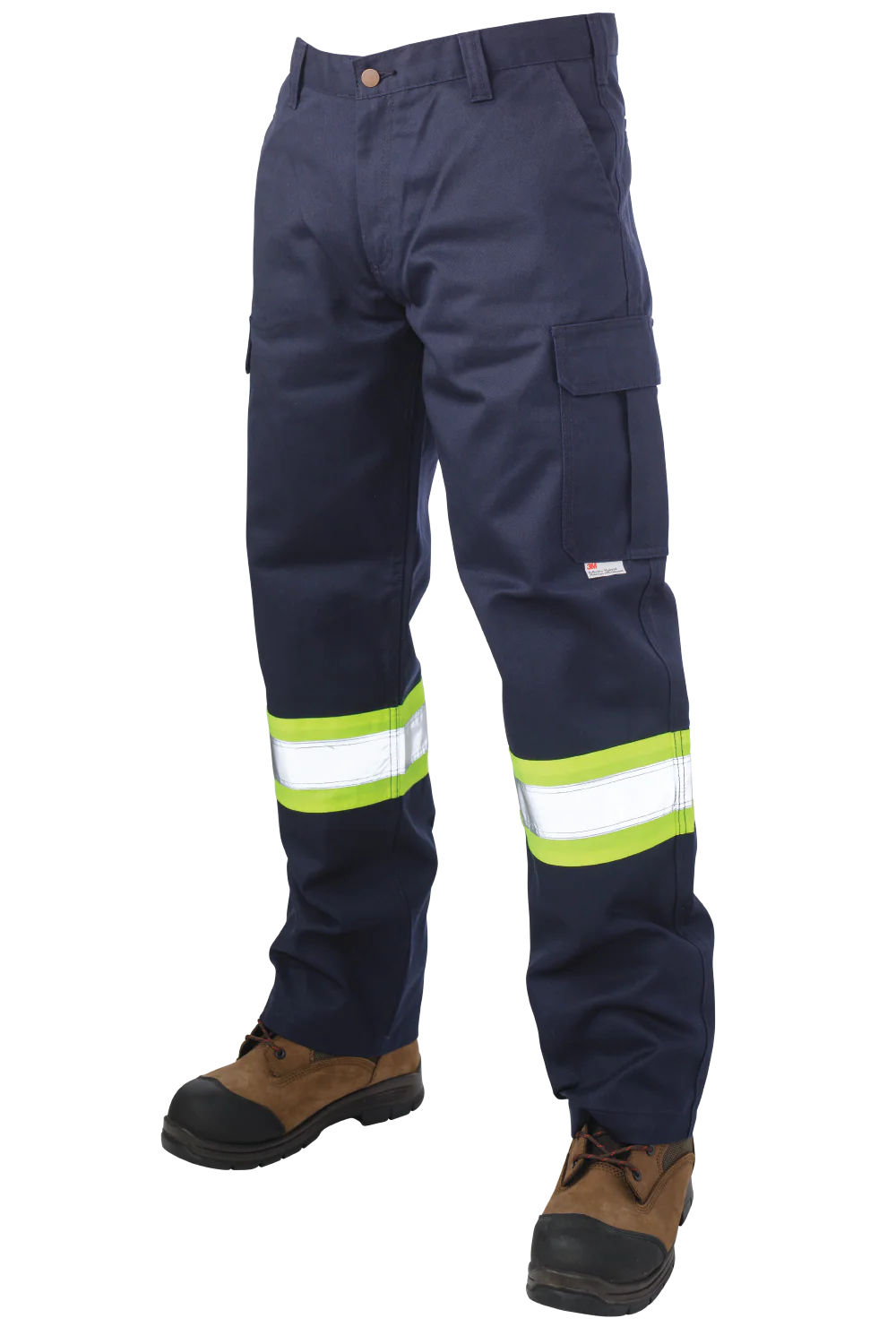 Tough Duck S607 - Relaxed Fit Twill Hi-Vis Cargo Utility Pant