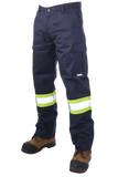 Tough Duck S607 - Relaxed Fit Twill Hi-Vis Cargo Utility Pant