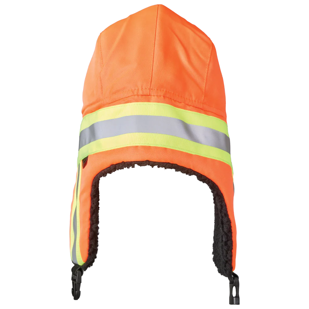 Tough Duck  SA13 - Hi-Vis Aviator Hat with Contrast Tape Backing