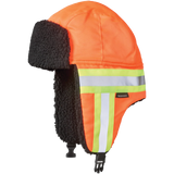 Tough Duck  SA13 - Hi-Vis Aviator Hat with Contrast Tape Backing