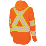 Tough Duck Packable Ripstop Safety Rain Jacket - SJ05