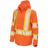 Tough Duck Packable Ripstop Safety Rain Jacket - SJ05