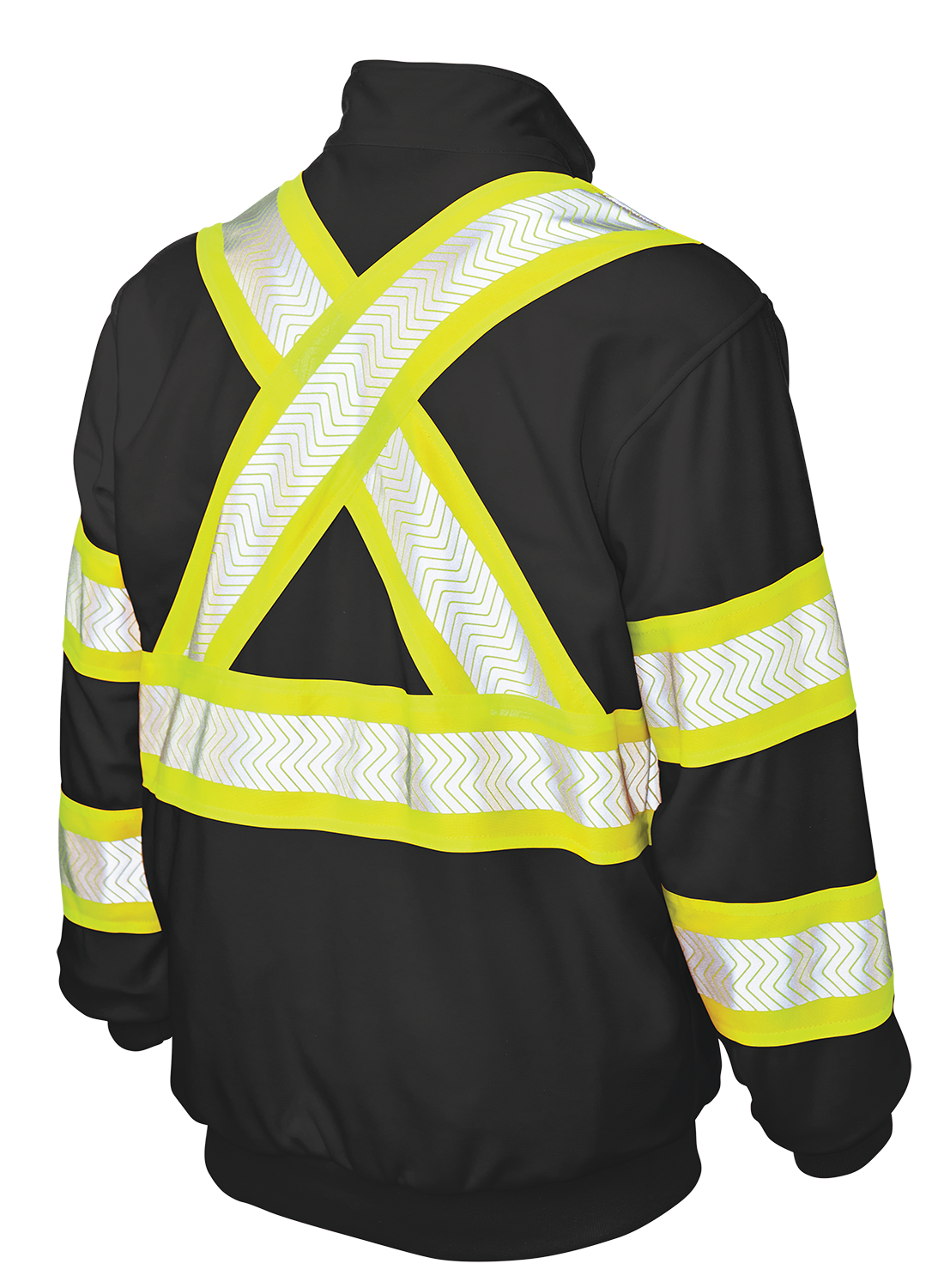 Tough Duck Quarter Zip Hi-Vis Pullover SJ19
