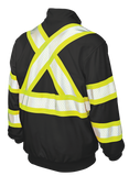 Tough Duck Quarter Zip Hi-Vis Pullover SJ19