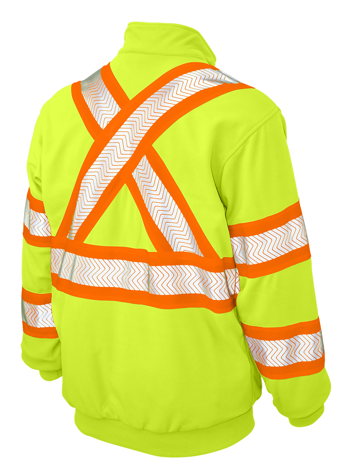 Tough Duck Quarter Zip Hi-Vis Pullover SJ19