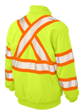 Tough Duck Quater Zip Hi-Vis Pullover SJ19