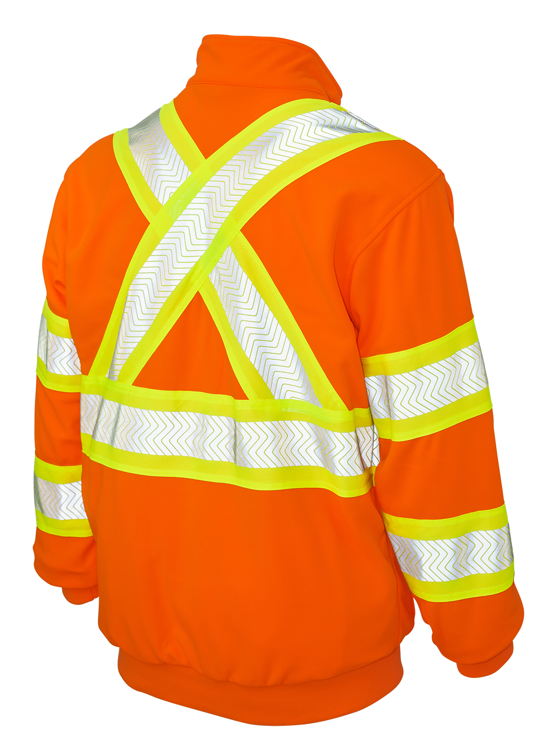 Tough Duck Quarter Zip Hi-Vis Pullover SJ19