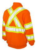 Tough Duck Quarter Zip Hi-Vis Pullover SJ19