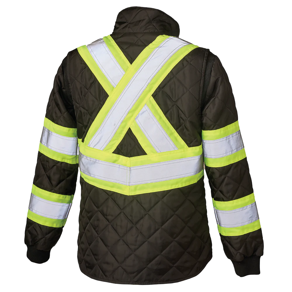 Tough Duck Women's Quilted Hi-Vis Freezer Jacket - SJ47