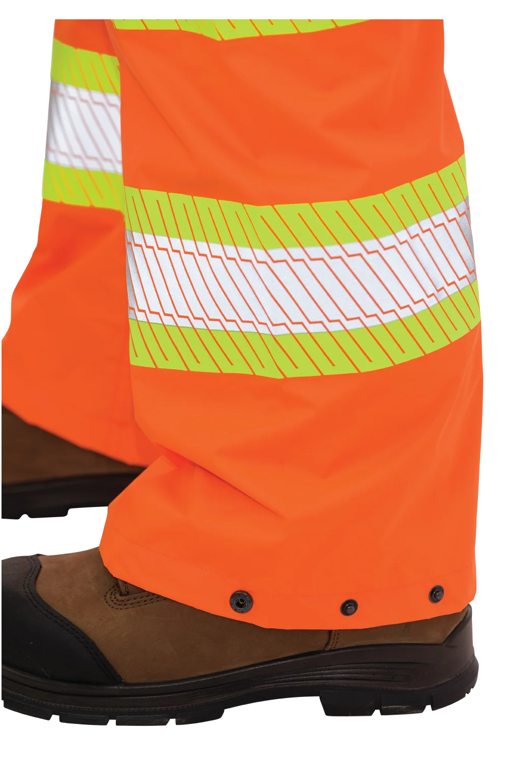 Tough Duck SP02 - Pull-On Ripstop Packable Safety Rain Pant