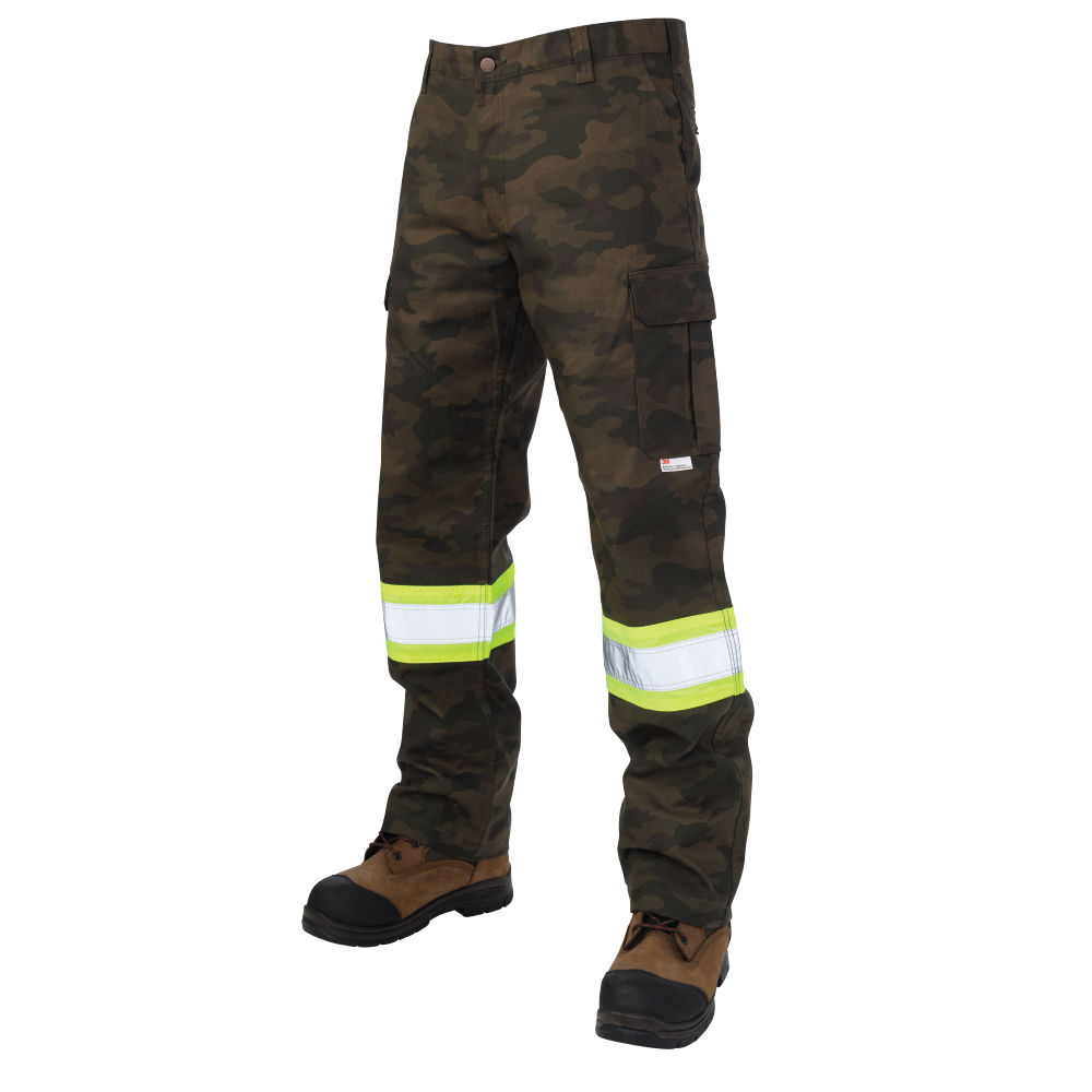 Tough Duck CAMO Flex Duck Cargo Utility Hi-Vis Pants SP04