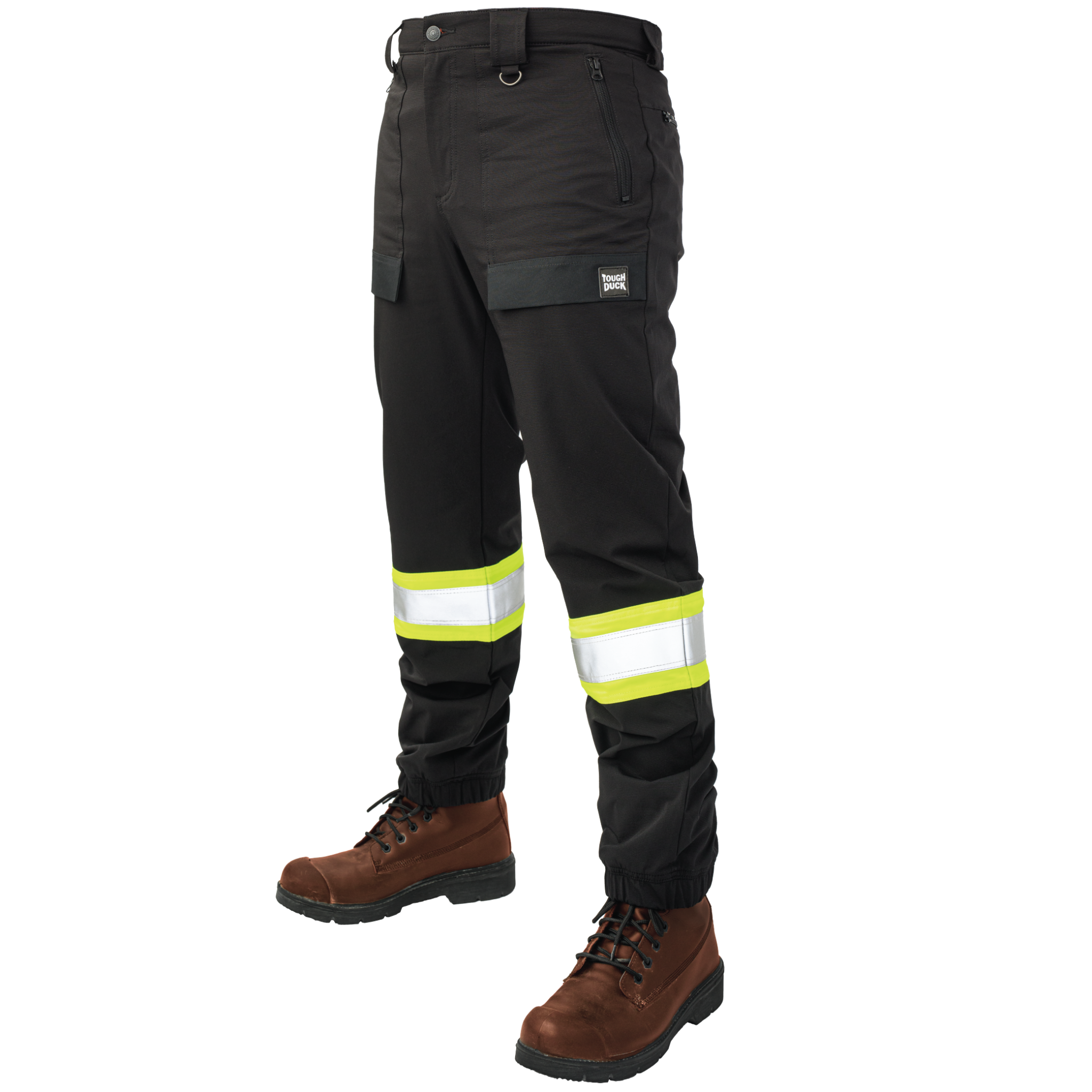 Tough Duck Comfort Fit, Stretch Hi-Vis Jogger Pants SP10