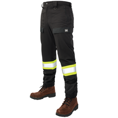 Tough Duck Comfort Fit, Stretch Hi-Vis Jogger Pants SP10