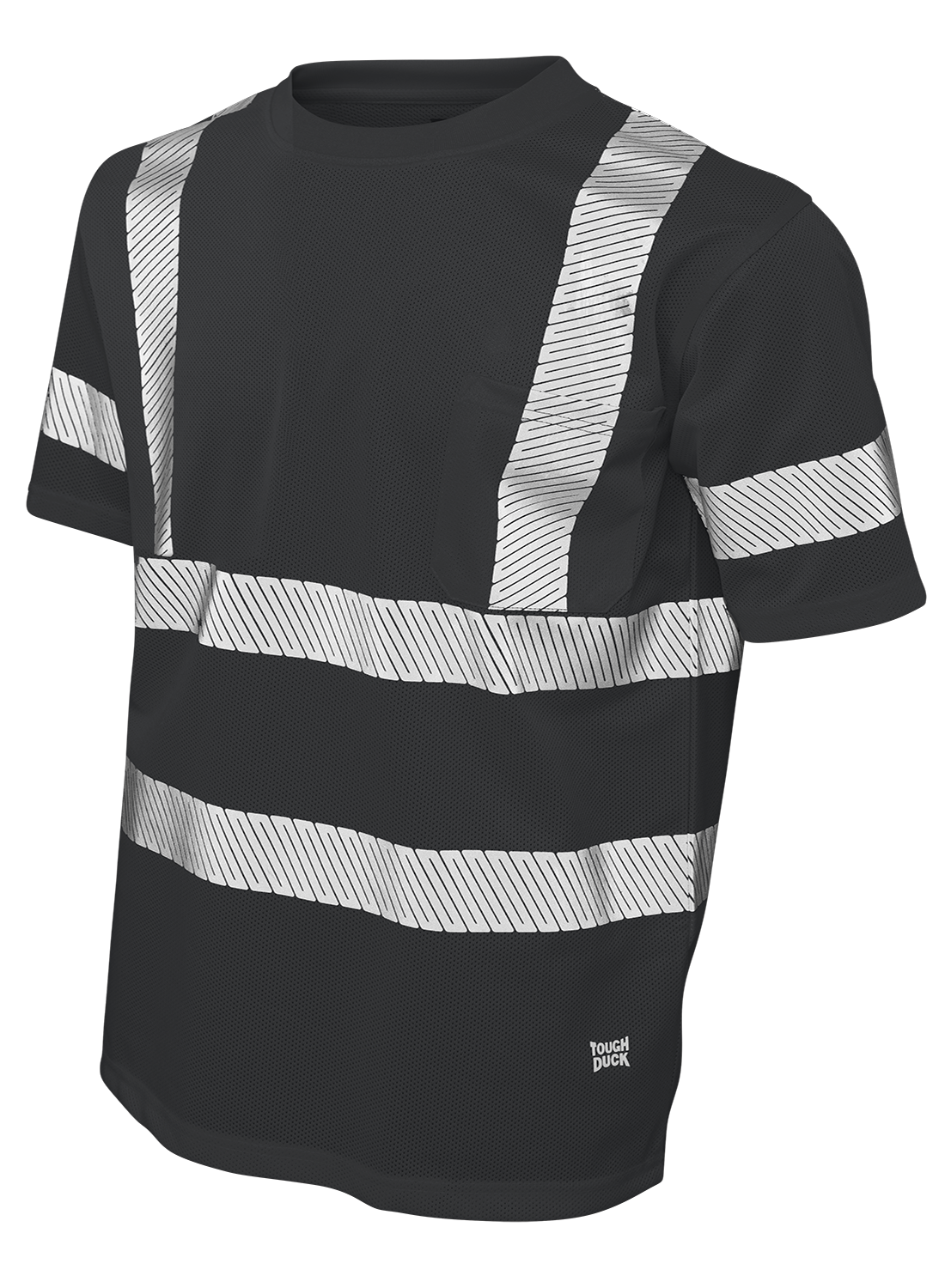 Tough Duck ST07 - Hi-Vis MicroMesh Short Sleeve T-Shirt with Pocket
