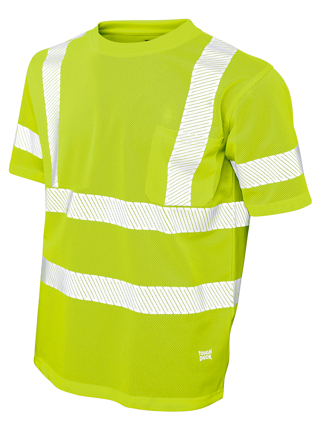 Tough Duck ST07 - Hi-Vis MicroMesh Short Sleeve T-Shirt with Pocket