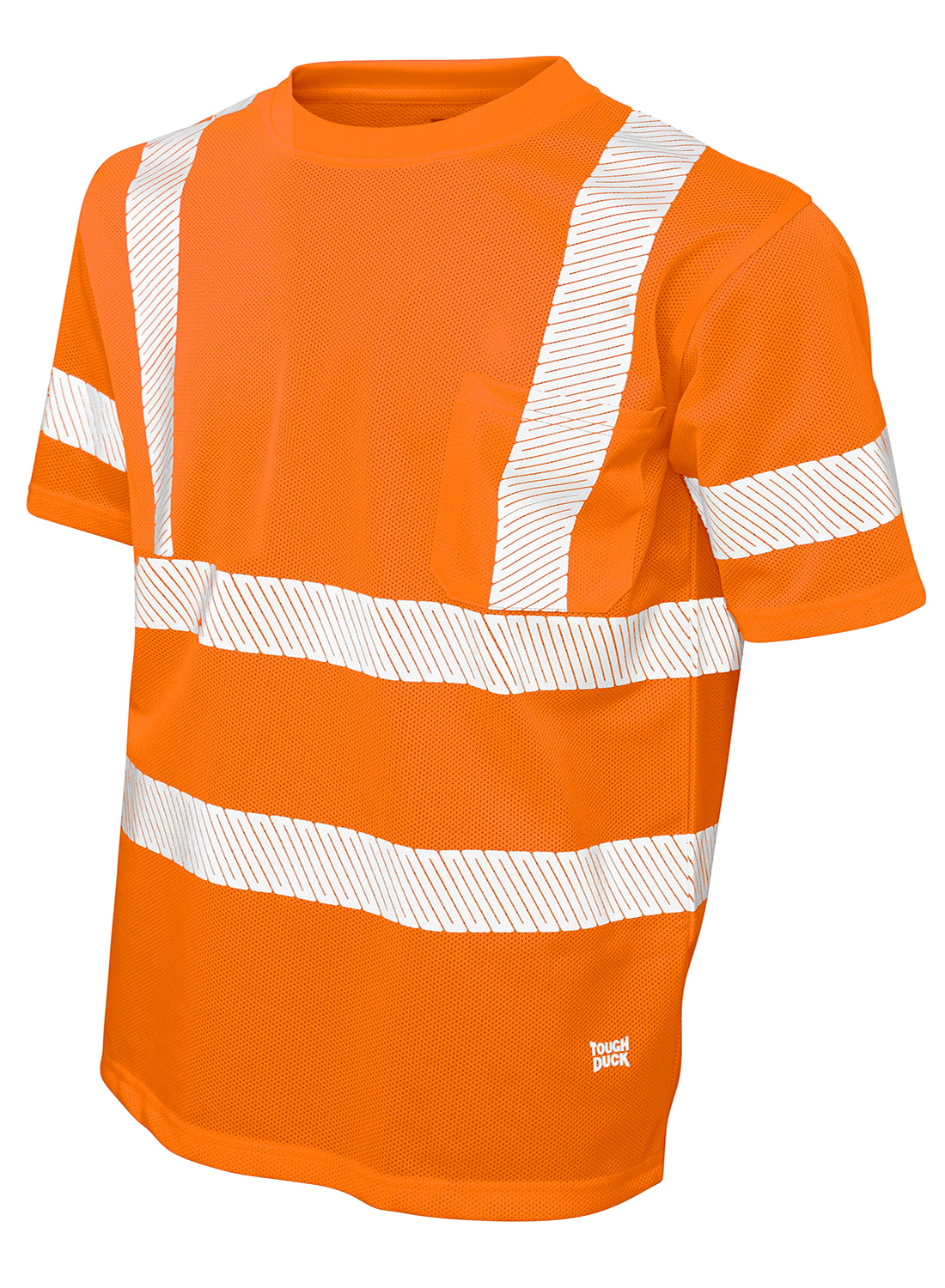 Tough Duck ST07 - Hi-Vis MicroMesh Short Sleeve T-Shirt with Pocket