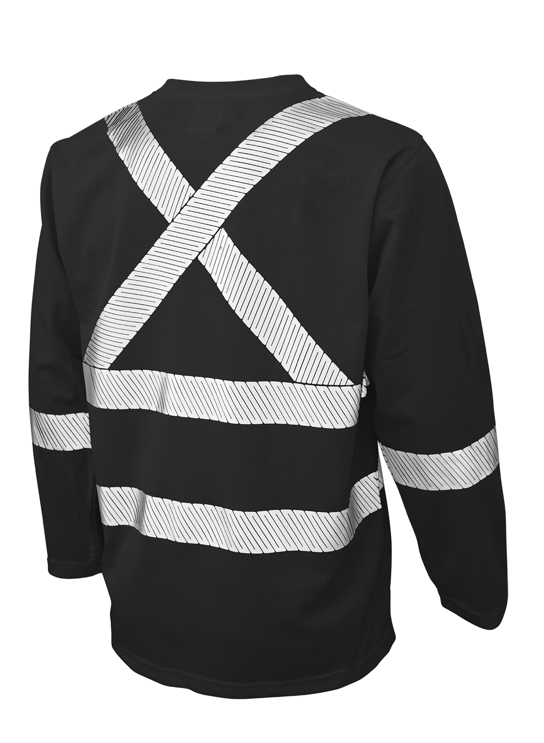 Tough Duck ST08 - Hi-Vis MicroMesh Long Sleeve T-Shirt with Pocket